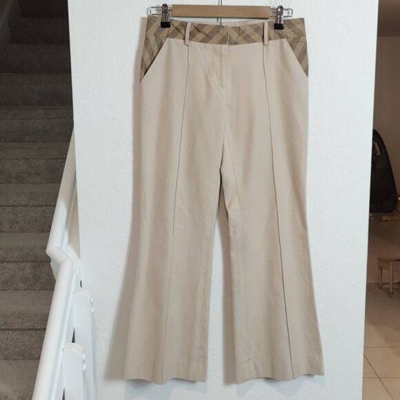 Diane Von Furstenberg Pants - Diane Van Furstenberg Pants Womens 4 Wide Leg Trousers Beige Brown